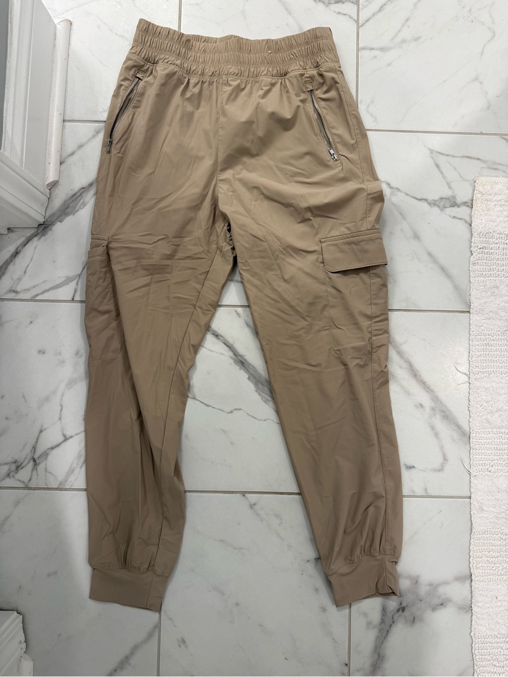 Old Navy Women's Tan Cargo Jogger Track Pants